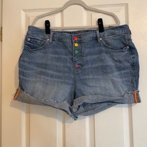 5 INCH VINTAGE STRETCH MID-RISE SHORT PRIDE COLLECTION